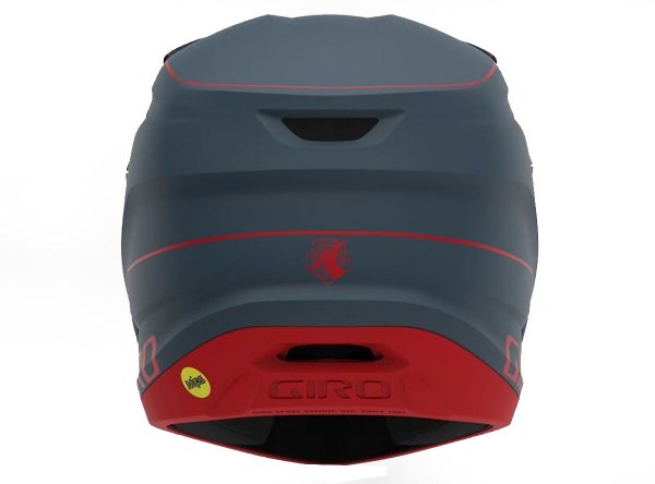 Giro Disciple MIPS Full Face Helmet - Matt Portaro Gray-Red Supply - Image 3