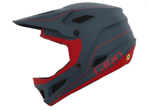 Giro Disciple MIPS Full Face Helmet - Matt Portaro Gray-Red Supply